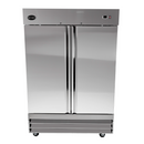 SABA S-47R - Two Door Commercial Reach-In Stainless Steel Cooler