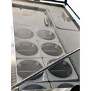 Commercial Chest Freezer Ice Cream Dipping Cabinet Display Case in White