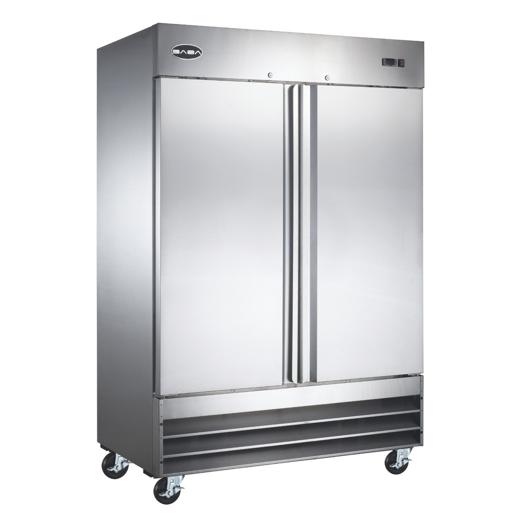 Norpole Full-Size Stainless Steel Commercial Freezer, Two Doors Reach-In, Refrigerators, Foodservice Equipment, Foodservice, Open Catalog