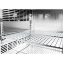 SABA SBB-24-48G - 24' Depth 48" Two Glass Door Commercial Back Bar Cooler (Black)