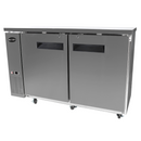 SABA SBB-24-48SS - 24" Depth 48" Two Door Commercial Back Bar Cooler (Stainless Steel)