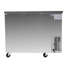 SABA SBB-24-48SS - 24" Depth 48" Two Door Commercial Back Bar Cooler (Stainless Steel)