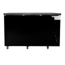 SABA SBB-24-60B - 24" Depth 60" Two Door Commercial Back Bar Cooler (Black)