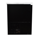 SABA SBB-24-72G - 24" Depth 72" Three Glass Door Commercial Back Bar Cooler (Black)