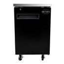 SABA SBB-27-23B - 27" Depth 23" One Door Commercial Back Bar Cooler (Black)