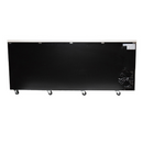 SABA SBB-27-90B - 27" Depth 90" Three Door Commercial Back Bar Cooler (Black)