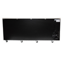 SABA SBB-27-90G - 27" Depth 90" Three Glass Door Commercial Back Bar Cooler (Black)
