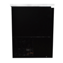 SABA SBB-27-90G - 27" Depth 90" Three Glass Door Commercial Back Bar Cooler (Black)