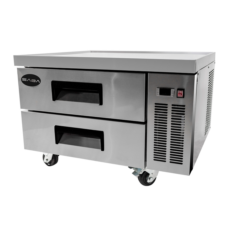 SABA SCB-36 - 36" Two Drawer Commercial Chef Base Cooler