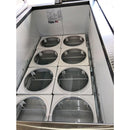 Commercial Chest Freezer Ice Cream Dipping Cabinet Display Case in White