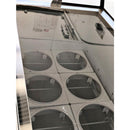 Commercial Chest Freezer Ice Cream Dipping Cabinet Display Case in White