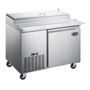 SABA SPP-44-6 - 44" One Door Commercial Pizza Prep Table with 6 Pans