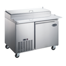 SABA SPP-49-6 - 49" One Door Commercial Pizza Prep Table with 6 Pans
