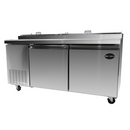 SABA SPP-67-9 - 67" Two Door Commercial Pizza Prep Table with 9 Pans