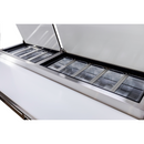 SABA SPP-67-9 - 67" Two Door Commercial Pizza Prep Table with 9 Pans