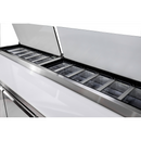 SABA SPP-91-12 - 91" Three Door Commercial Pizza Prep Table with 12 Pans