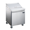 SABA SPS-27-8 - 27" One Door Commercial Sandwich Prep Table with 8 Pans