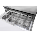 SABA SPS-27-8 - 27" One Door Commercial Sandwich Prep Table with 8 Pans