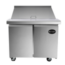SABA SPS-36-15M - 36" Two Door Commercial Mega-Top Sandwich Prep Table with 15 Pans