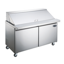 SABA SPS-48-18M - 48" Two Door Commercial Mega-Top Sandwich Prep Table with 18 Pans
