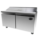 SABA SPS-60-16 - 60" Two Door Commercial Sandwich Prep Table with 16 Pans
