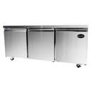 SABA SUC-72R - 72" Three Door Commercial Under-Counter Cooler