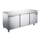 SABA SUC-72R - 72" Three Door Commercial Under-Counter Cooler