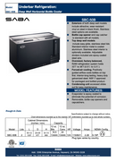 SABA SBC-50B - 49" Commercial Bottle Cooler Specs