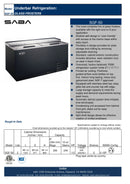 SABA SGF-50 - Commercial Glass Froster Specs