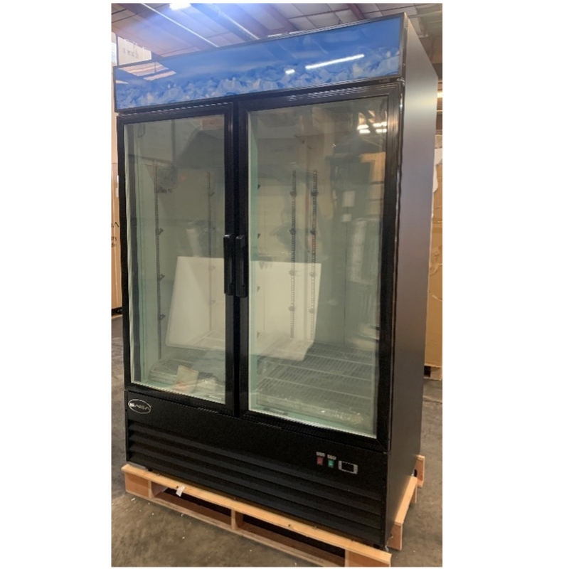 SABA SM-45F - Two Glass Door Commercial Merchandiser Freezer (1A)